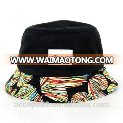 custom colorful floral tie dyed cheap bucket hat